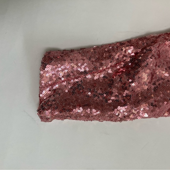 COLLECTIVE THE LABEL pink sequin bodysuit - Picture 2 of 6